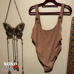 Aerie Textured  Swimsuit - Size XL